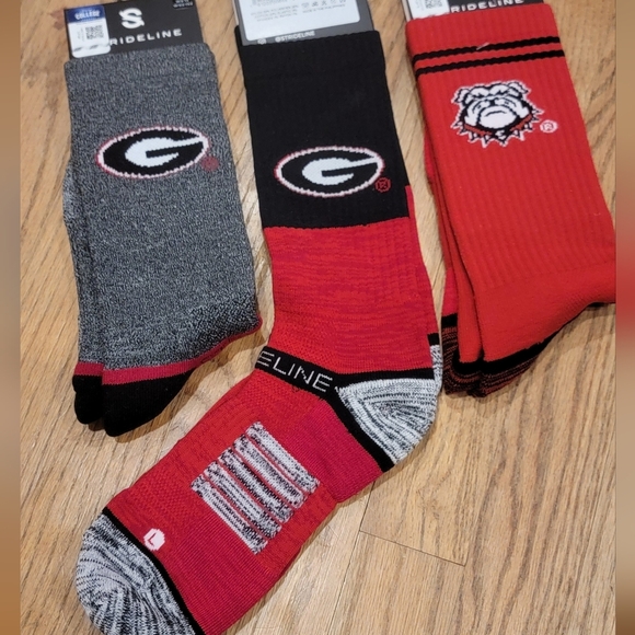 Other - Set of 3 Pairs of UGA Georgia Bulldog Athletic Socks NWT